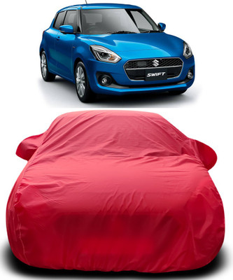 MoTRoX Car Cover For Maruti Suzuki Swift Hybrid (With Mirror Pockets)(Red)