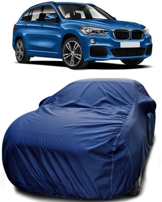 MoTRoX Car Cover For BMW X1 (With Mirror Pockets)(Blue)