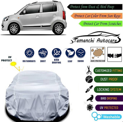 Tamanchi Autocare Car Cover For Maruti Suzuki WagonR(Silver)