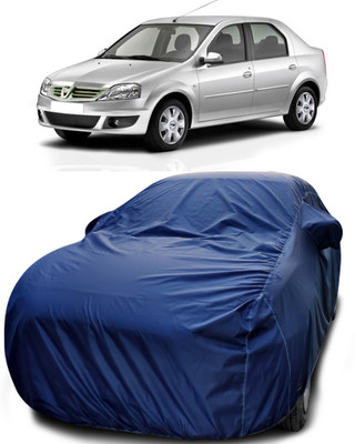 MoTRoX Car Cover For Mahindra Verito (With Mirror Pockets)(Blue)