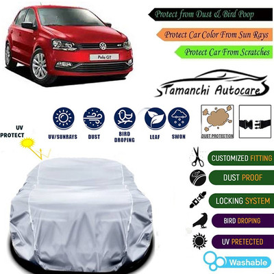Tamanchi Autocare Car Cover For Volkswagen Polo GT(Silver)