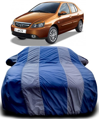 MoTRoX Car Cover For Tata Indigo eCS (With Mirror Pockets)(Blue, Grey)