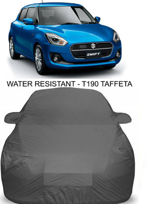NUMBOR ONE Car Cover For Maruti Suzuki Swift Hybrid (With Mirror Pockets)(Grey)
