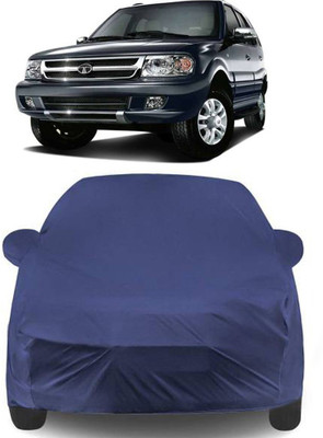 MoTRoX Car Cover For Tata Safari Dicor (With Mirror Pockets)(Blue)