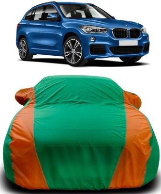 THE REAL ARV Car Cover For BMW X1 (With Mirror Pockets)(Green, Orange)