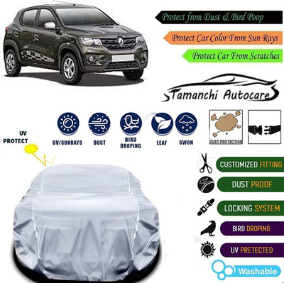 Tamanchi Autocare Car Cover For Renault Kwid(Silver)