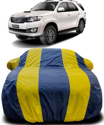 APNEK Car Cover For Toyota Fortuner Old (With Mirror Pockets)(Blue, Yellow)