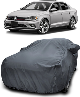 MoTRoX Car Cover For Volkswagen Jetta (With Mirror Pockets)(Grey)