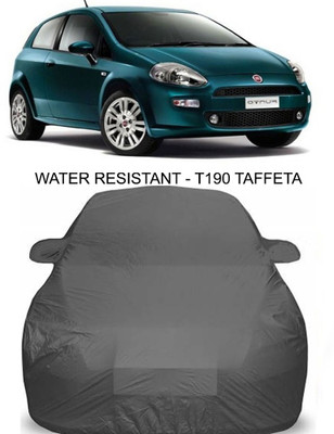 NUMBOR ONE Car Cover For Fiat Grande Punto (With Mirror Pockets)(Grey)