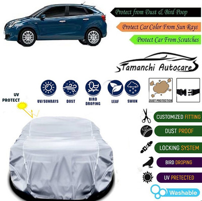 Tamanchi Autocare Car Cover For Maruti Suzuki Universal For Car(Silver)
