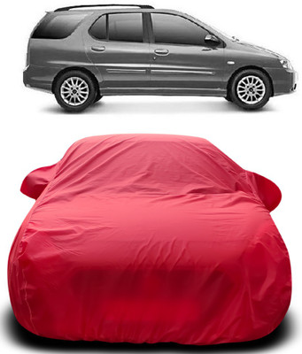 MoTRoX Car Cover For Tata Indigo Marina (With Mirror Pockets)(Red)