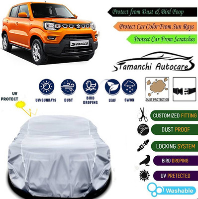 Tamanchi Autocare Car Cover For Maruti Suzuki Universal For Car(Silver)