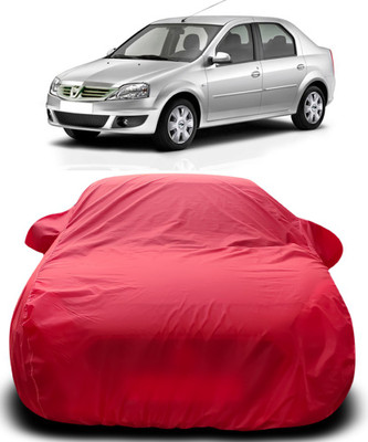 MoTRoX Car Cover For Mahindra Verito (With Mirror Pockets)(Red)
