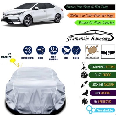 Tamanchi Autocare Car Cover For Toyota Corolla Altis(Silver)