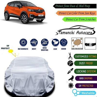 Tamanchi Autocare Car Cover For Renault Universal For Car(Silver)
