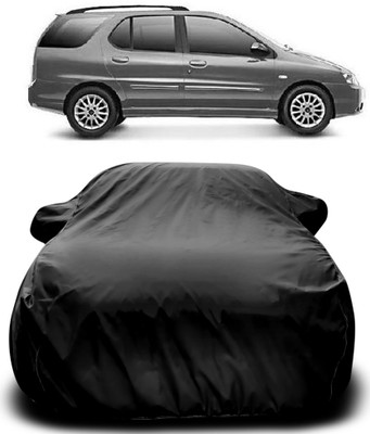 MoTRoX Car Cover For Tata Indigo Marina (With Mirror Pockets)(Black)