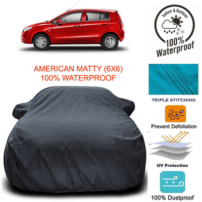 APNEK Car Cover For Chevrolet Sail UVA (With Mirror Pockets)(Grey)