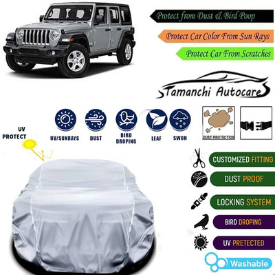 Tamanchi Autocare Car Cover For Jeep Universal For Car(Silver)