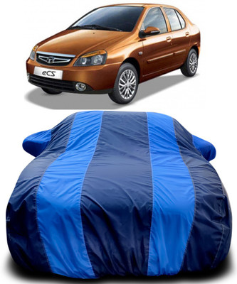 MoTRoX Car Cover For Tata Indigo eCS (With Mirror Pockets)(Blue, Blue)