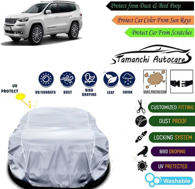 Tamanchi Autocare Car Cover For Jeep Universal For Car(Silver)
