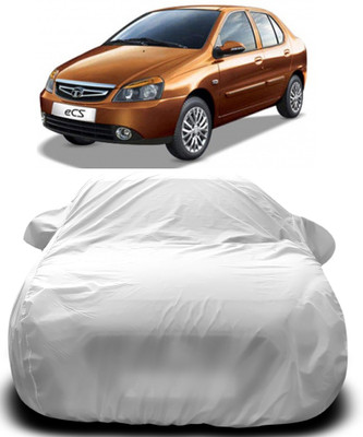 Elegance Car Cover For Tata Indigo eCS (With Mirror Pockets)(Silver)