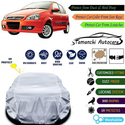 Tamanchi Autocare Car Cover For Tata Universal For Car(Silver)