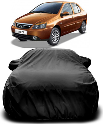 MoTRoX Car Cover For Tata Indigo eCS (With Mirror Pockets)(Black)