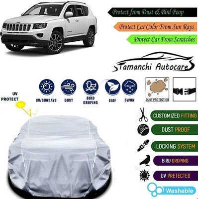 Tamanchi Autocare Car Cover For Jeep Universal For Car(Silver)