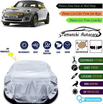 Tamanchi Autocare Car Cover For Mini Cooper Universal For Car(Silver)