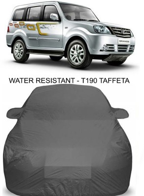 Gavya Car Cover For Tata Sumo Grande (With Mirror Pockets)(Grey)