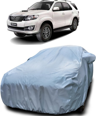 APNEK Car Cover For Toyota Fortuner Old (With Mirror Pockets)(Silver)