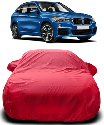 MoTRoX Car Cover For BMW X1 (With Mirror Pockets)(Red)