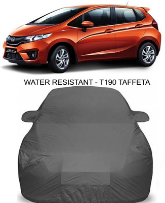APNEK Car Cover For Honda Jazz Facelift (With Mirror Pockets)(Grey)