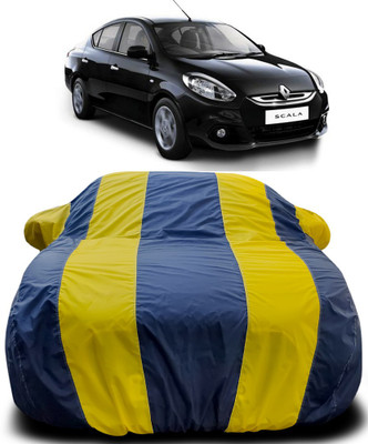 MoTRoX Car Cover For Renault Scala (With Mirror Pockets)(Blue, Yellow)