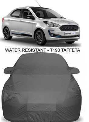 MoTRoX Car Cover For Ford Figo Aspire (With Mirror Pockets)(Grey)