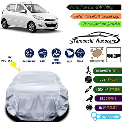 Tamanchi Autocare Car Cover For Hyundai i10(Silver)