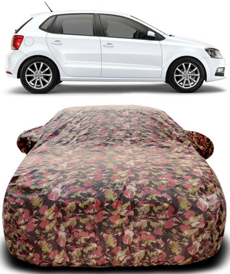 MoTRoX Car Cover For Volkswagen Polo Equisite (With Mirror Pockets)(Multicolor)