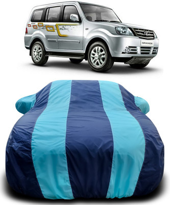 NUMBOR ONE Car Cover For Tata Sumo Grande (With Mirror Pockets)(Blue, Blue)