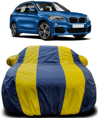 NUMBOR ONE Car Cover For BMW X1 (With Mirror Pockets)(Blue, Yellow)