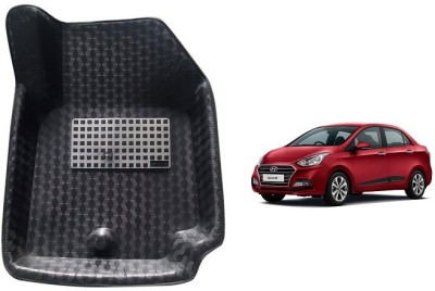 After cars PVC 5D Mat For  Hyundai Xcent(Black)