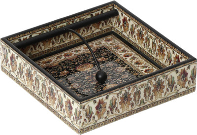DULI 1 Compartments Napkin Holder, Tissue Stand Decorative Tissue Holder Napkin Holder(Multicolor)