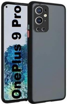 Coverskart Ultra Hybird Back Cover for OnePlus 9 Pro, Smoke Translucent Shock Proof Smooth Silicone Back Case Cover(Black, Camera Bump Protector, Pack of: 1)
