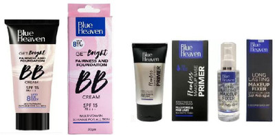 BLUE HEAVEN Get Bright Fairness and Foundation BB Cream Shade(3 Items in the set)