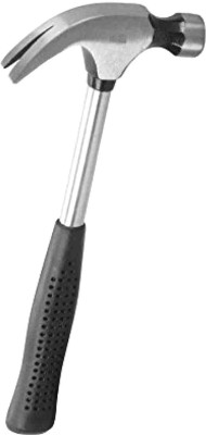 VNIK Claw Hammer Steel Shaft Rubber Grip Curved Claw Hammer (0.2 kg) Curved Claw Hammer(0.2 kg)