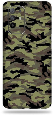 Satisfactory f19 pro plus, oppo f19 pro+ Mobile Skin(Military Green Camouflage With Matte finish)
