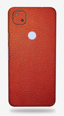 OggyBaba google pixel 4a, google pixel4a Mobile Skin(Charming Red Leather With Matte Finish)