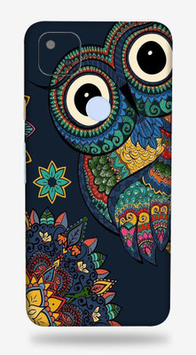 OggyBaba google pixel 4a, google pixel4a Mobile Skin(Baby Owl With Gloss Finish)