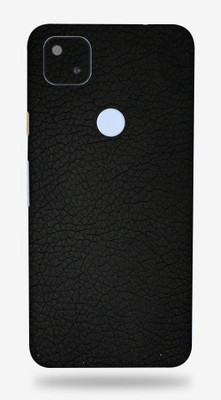 OggyBaba google pixel 4a, google pixel4a Mobile Skin(Coal Black Leather With Matte Finish)