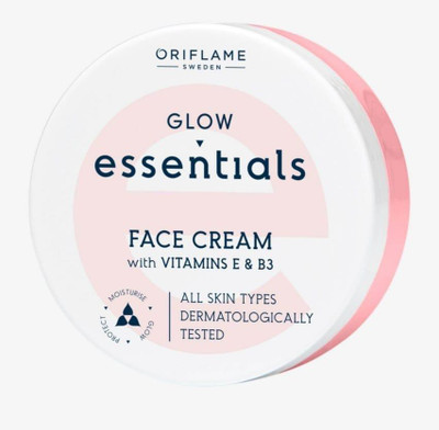 Oriflame New Glow Essentials Face Cream With Vitamin E & B3(75 g)