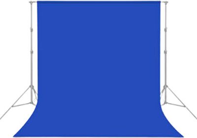 Windrop Solutions Blue Screen Background Photo Video Studio Back Drop 8 x 12 ft for Indoor-Outdoor Online Classes Photography Videography YouTube Videos Made in India Reflector